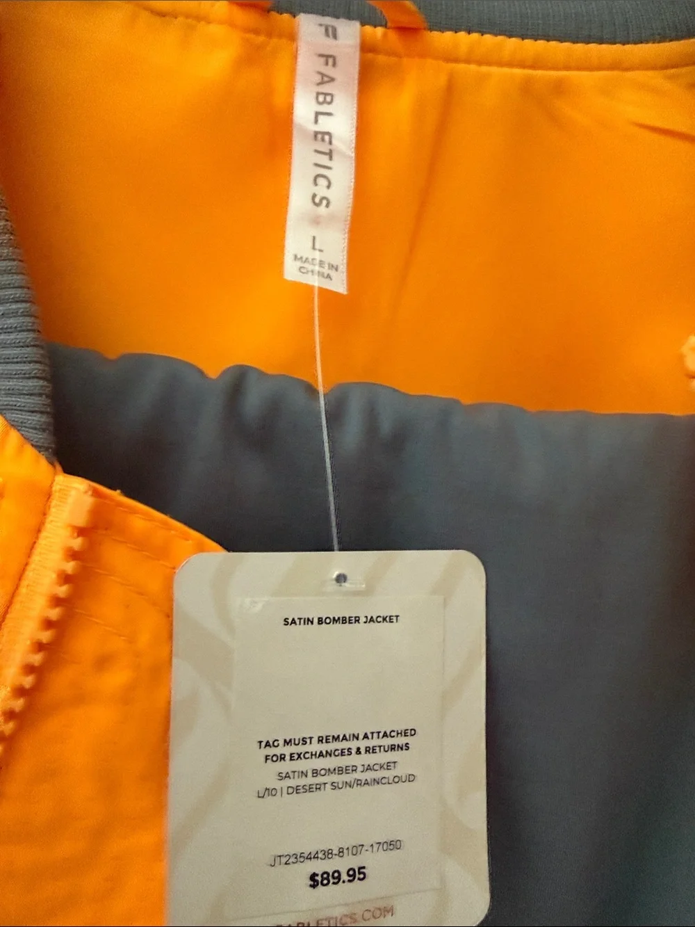 Fabletics vibrant orange